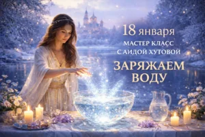 Мастер класс с Аидой Хутовой "Заряжаем воду". Чудесные свойства воды.